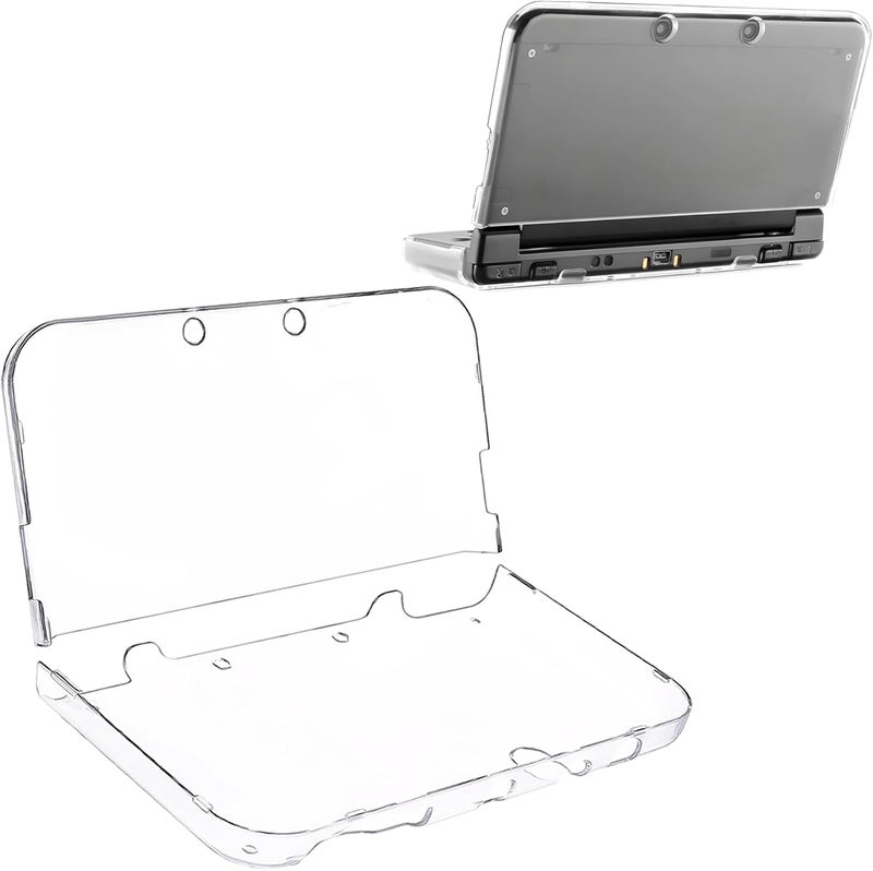 DTOL New 3DS XL Case - Ultra Clear Crystal Transparent Hard Shell Protective Case Cover Skin Shell for 2015 New Nintendo 3DS LL - Image 1